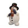 Snowman With Tambourine