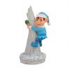 Santa Elf On Icicle (Blue Elf)