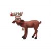Funny Reindeer Standing on Crossed Legs