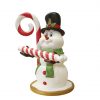 Snowman With Candy Cane