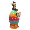 Easter Egg With Lamb And Bunny