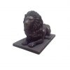 Lying Lion with Base – Bronze Garden Statue