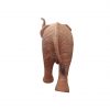 Adult Standing African Elephant Trunk Up