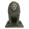 Life Size Lion Sitting on Stand