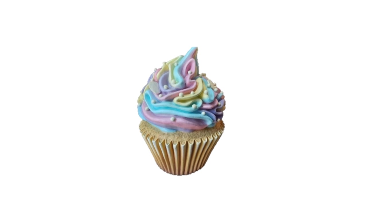Rainbow Cupcake