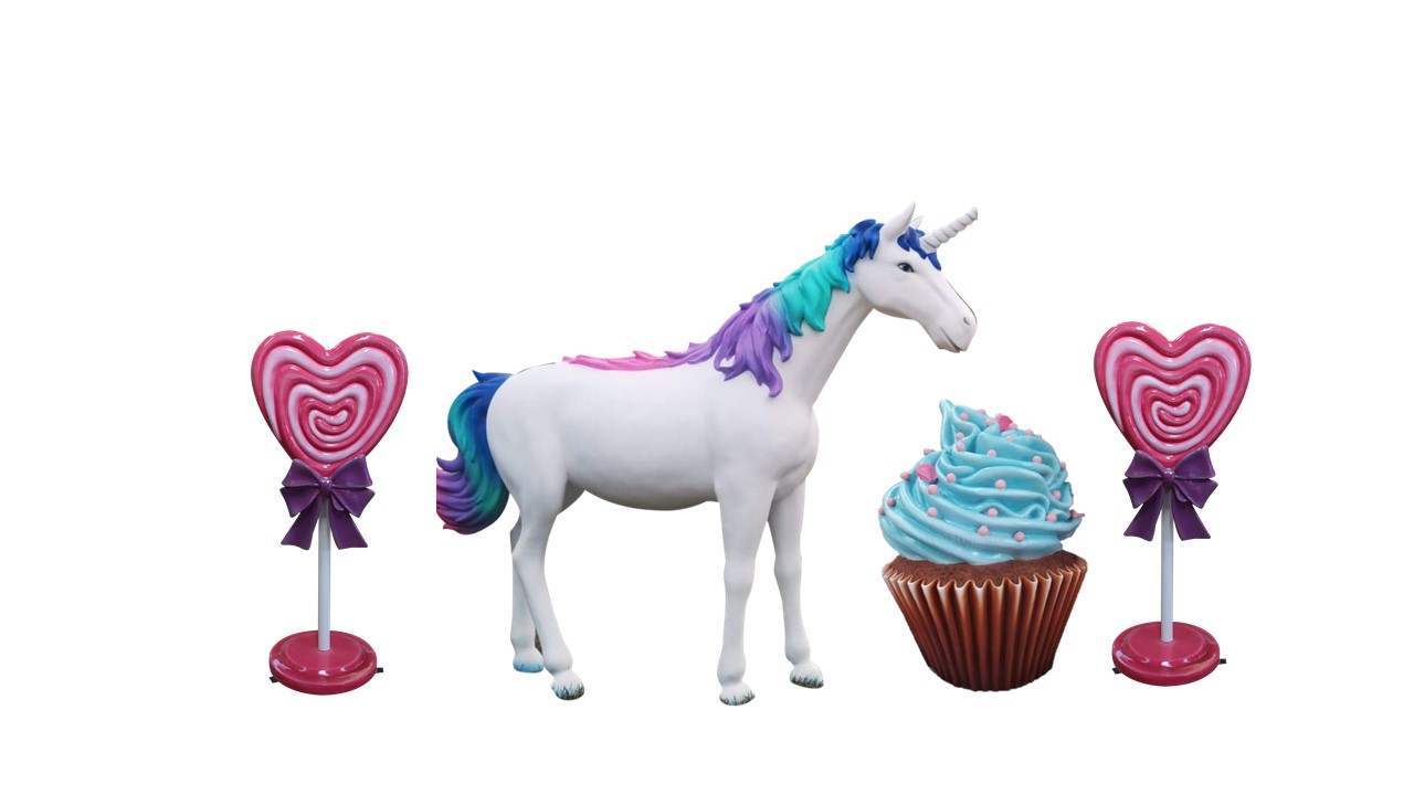 Unicorn Package (Cupcake + Lollipop + Unicorn)