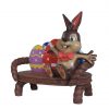 Easter Egg Bench With Easter Bunny
