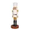Nutcracker Wood Carved 275 cm (White and Gold)