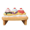 Winterland Ice Cream Bench