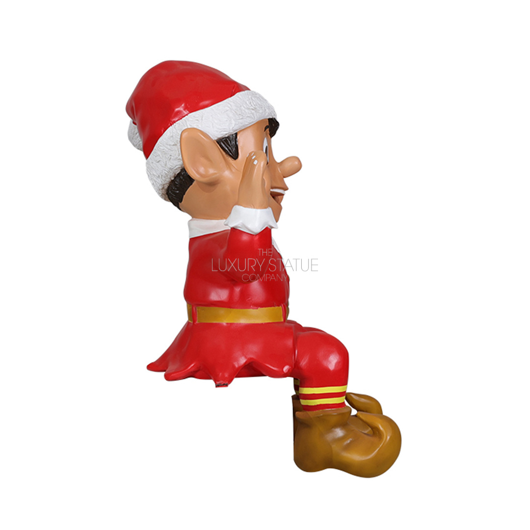Waving Red Santa Elf — view 5