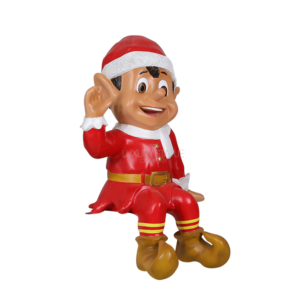 Waving Red Santa Elf — view 6