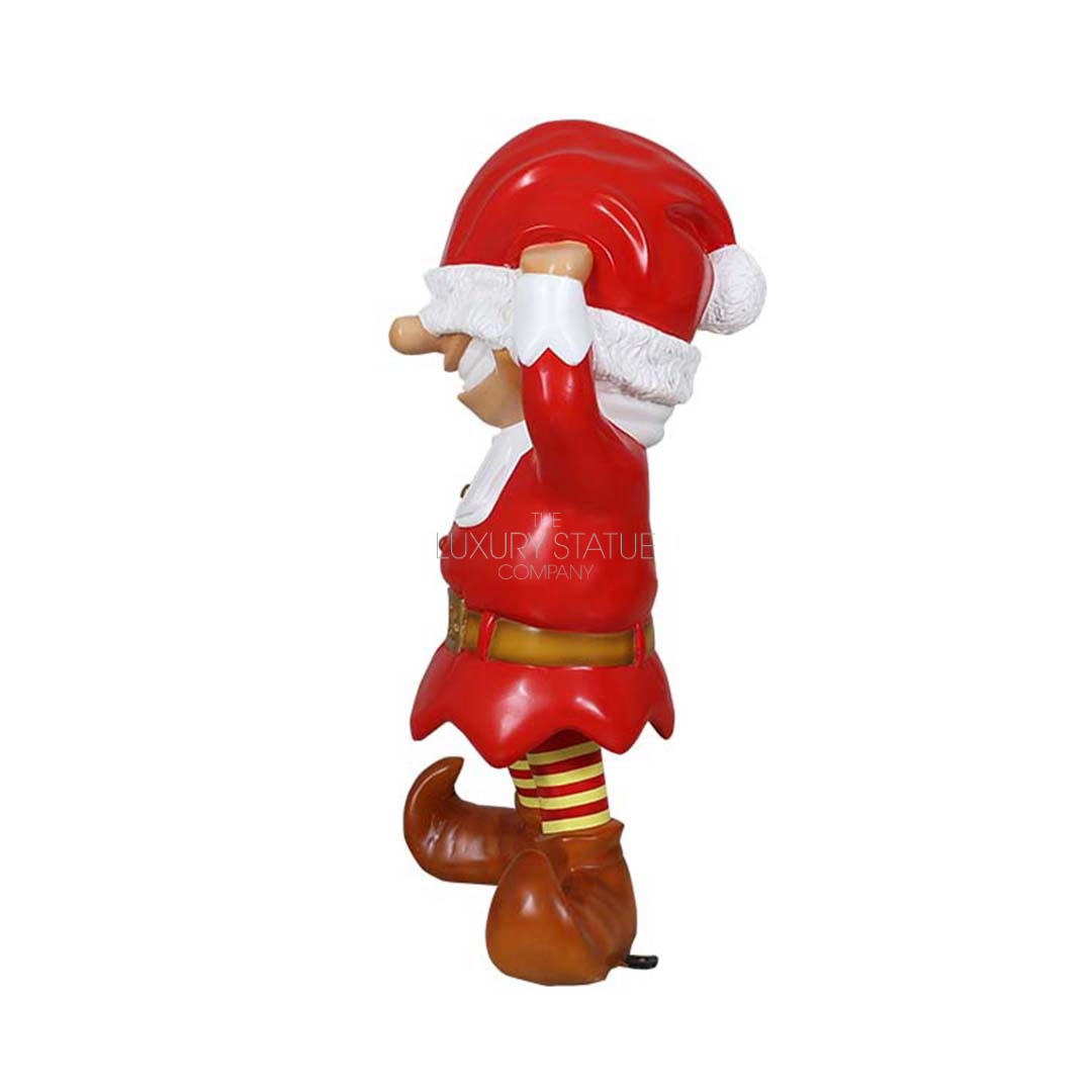 Playful Red Santa Elf — view 2