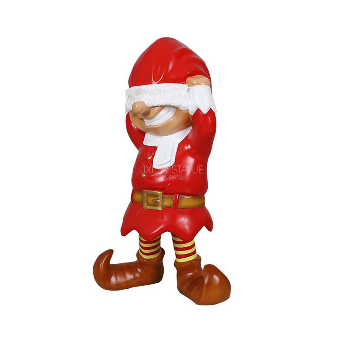 Playful Red Santa Elf — view 3