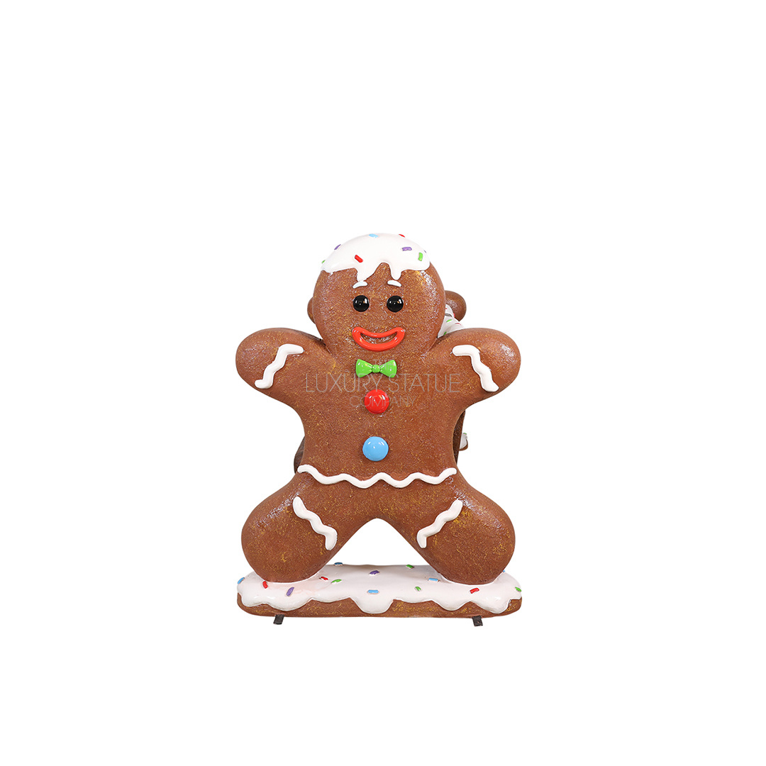 Gingerbread Duo Bench — view 2