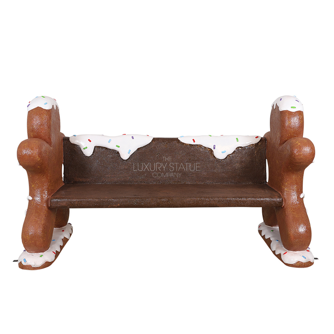 Gingerbread Duo Bench — view 5