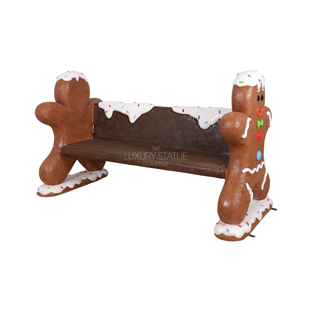 Gingerbread Duo Bench — view 6