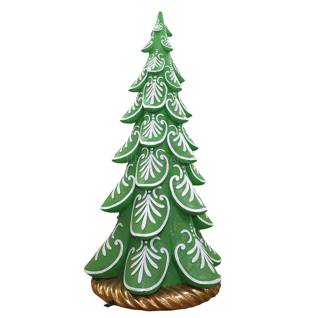 8ft Green Gingerbread Christmas Tree — view 6