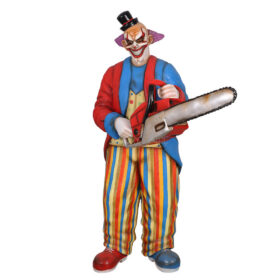 Scary Clown with Chainsaw