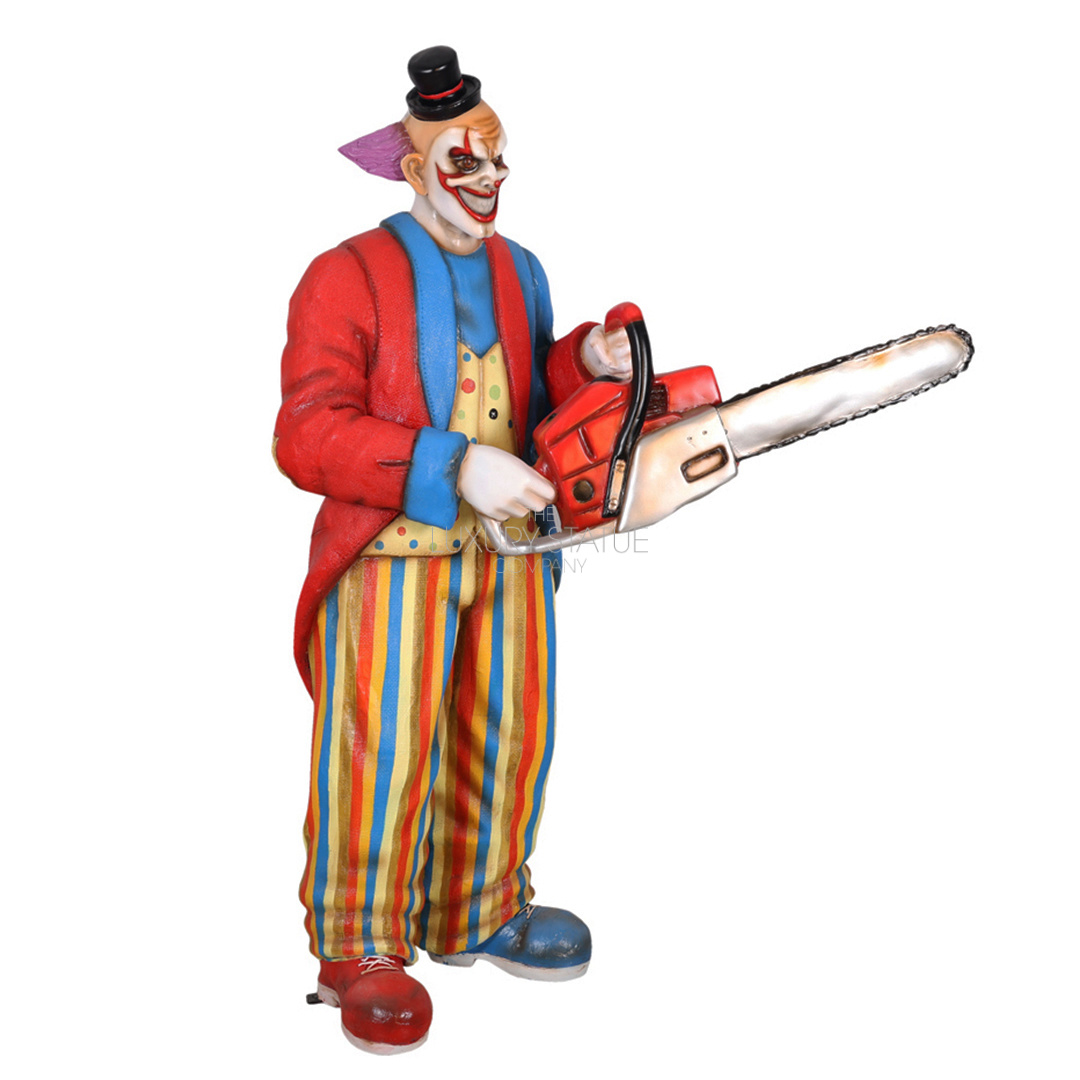 Scary Clown with Chainsaw — view 6