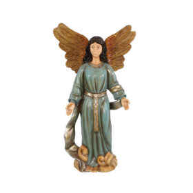 Nativity Angel with Gold Wings