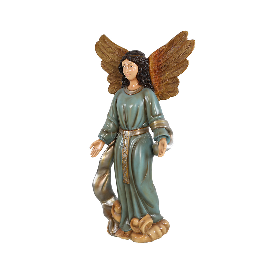 Nativity Angel with Gold Wings — view 2