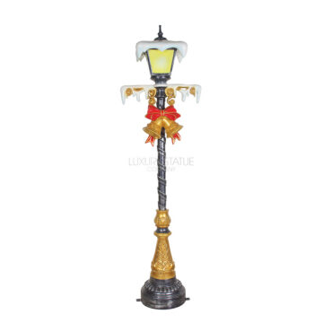 Lamp Post with Lights 7 ft