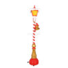7ft Red Candy Cane Lamp Post with Lights – Rental