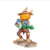 Pumpkin Scarecrow Playing Banjo