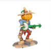 Pumpkin Scarecrow Playing Banjo
