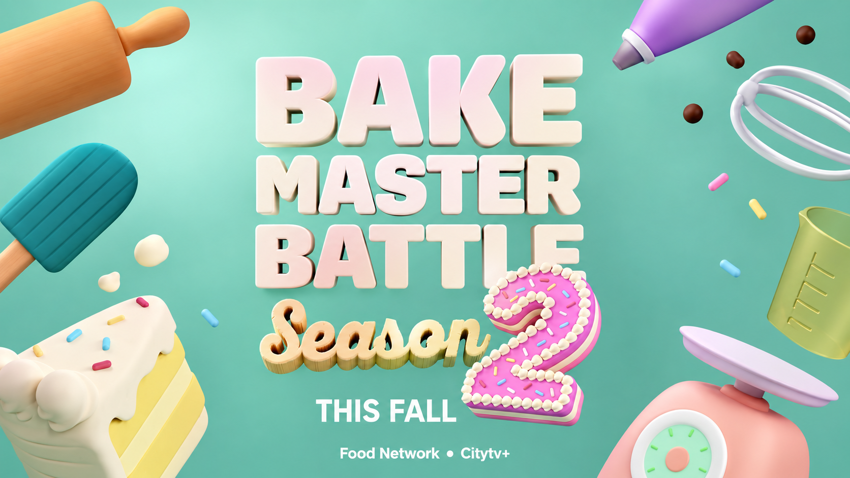 Bake Master Battle Season 2, this fall on Food Network and Citytv+
