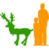 Standing Dasher Reindeer – Rental