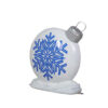 White and Blue Snowflake Ornament – Rental
