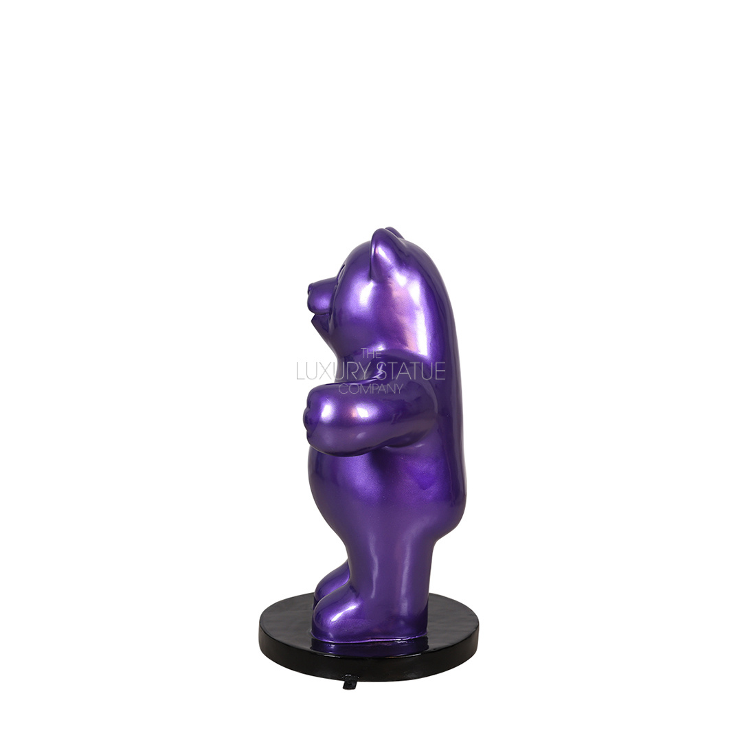 3ft Metallic Purple Gummy Bear
