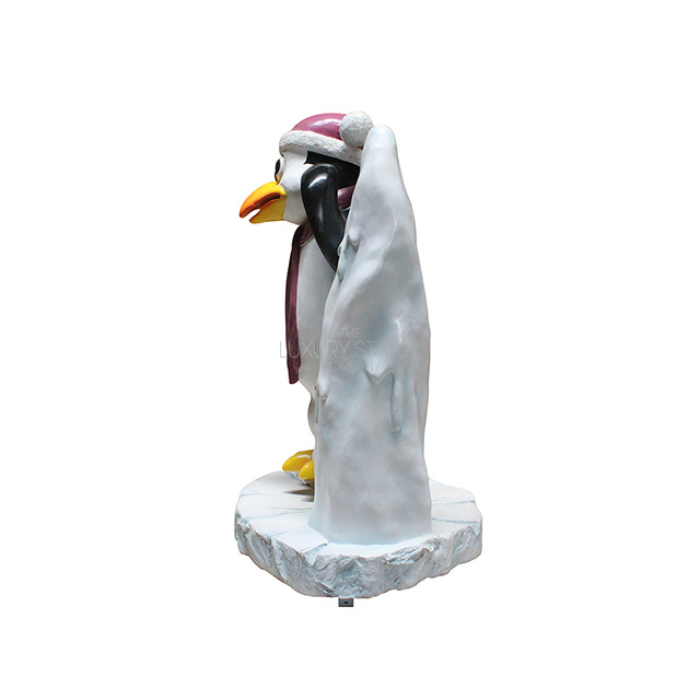 Funny Penguin with Iceberg